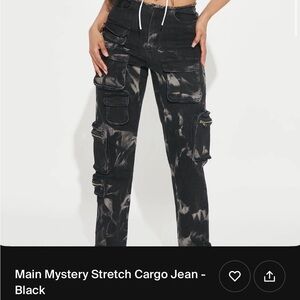 Fashion Nova main mystery stretch cargo jeans
